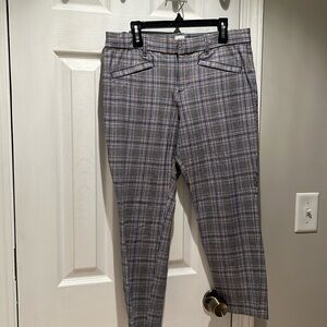GAP Women’s 6 Petite Signature Skinny Ankle Plaid Pants